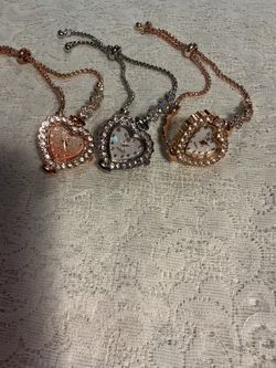 NEW BRACELET WATCHES - QUARTZ - $15 each