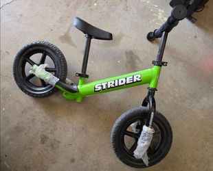 Strider balance bike - Green