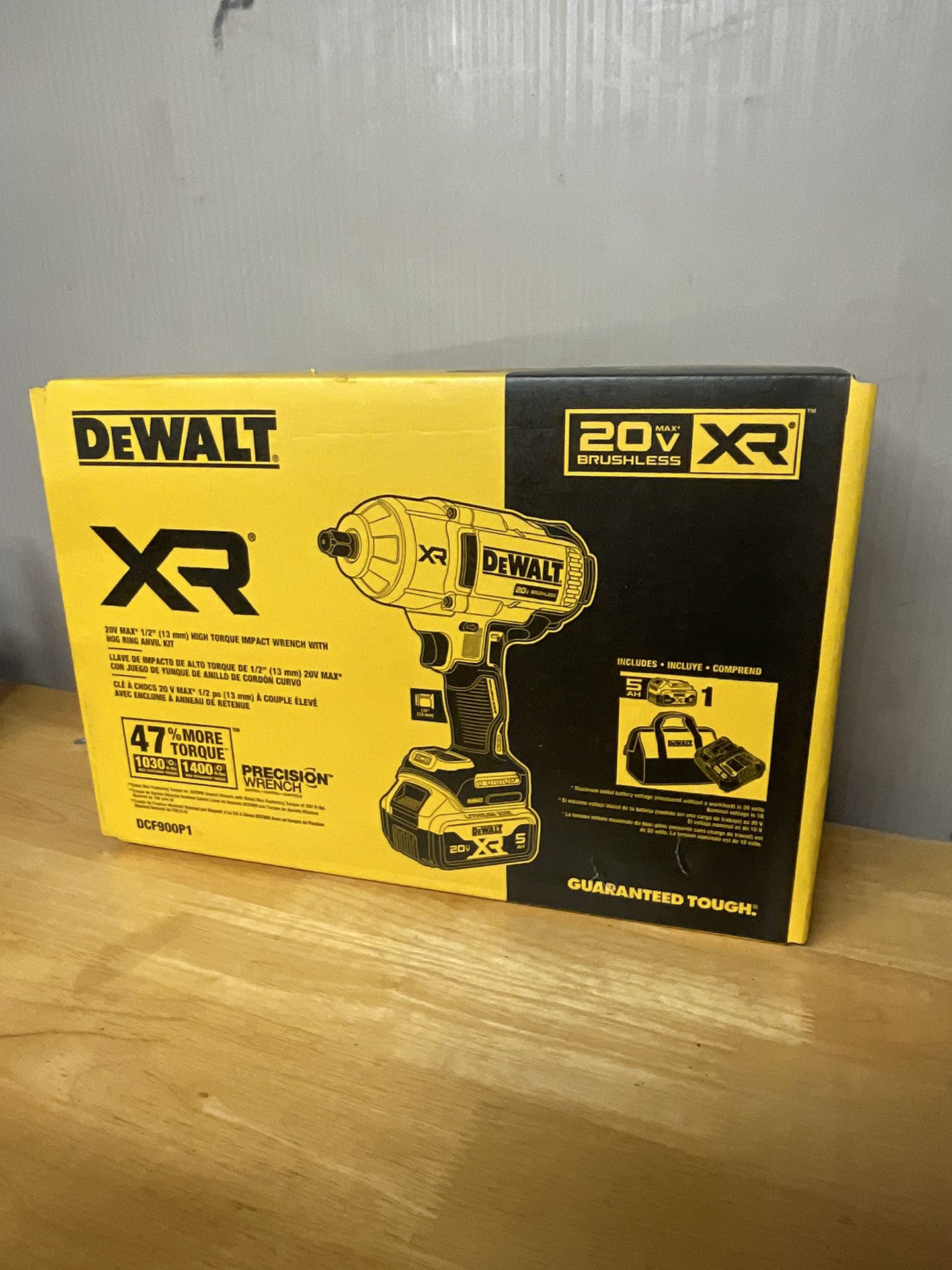 Dewalt 1/2 Impact Wrench  1400 Lbs Torque…. With 5.0 Battery And Charger