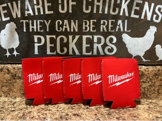 Milwaukee “KOOZIE” x5 NEW!