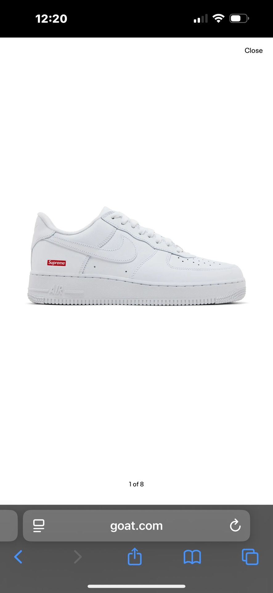 Air Force 1 Supreme Size 12