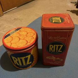 Vintage Ritz Crackers Tins