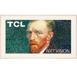 TCL 75-Inch Class NXTVISION Series QLED 4K UHD Google Smart TV Canvas Style Art Frame TV