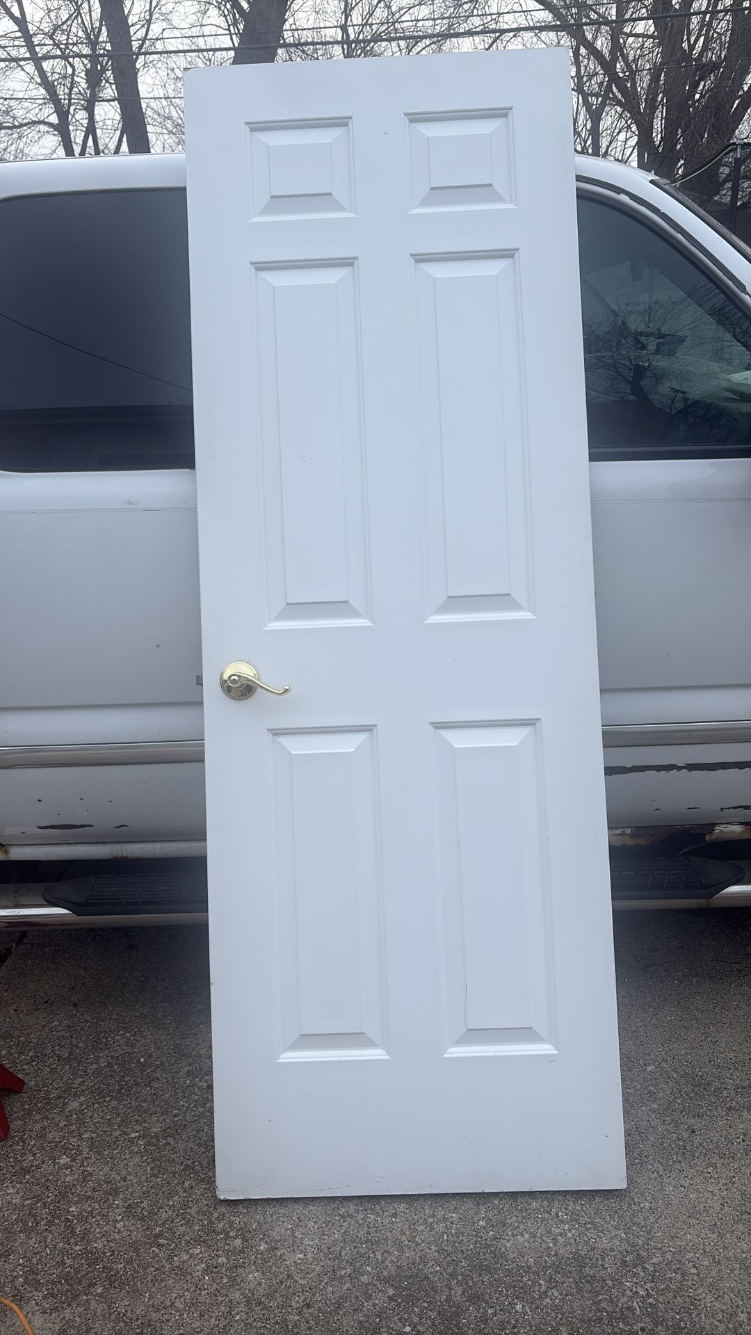 Solid wood door 28 right slide almost new $100