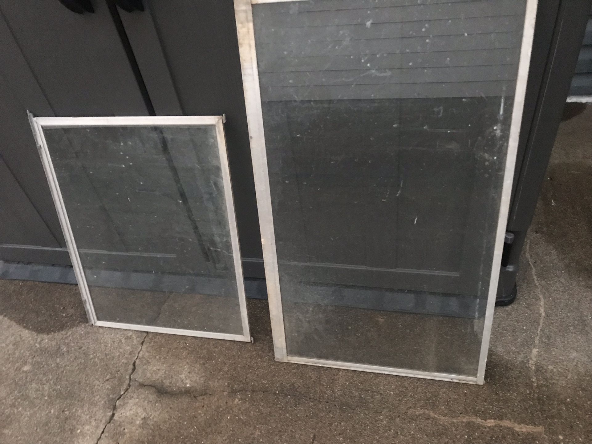 FREE 2 Metal Single Pane Windows 