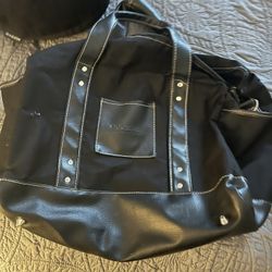 Duffle Bag with Adjustable Strap (Black)