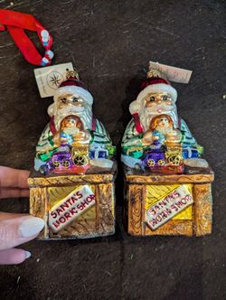 Christopher Radko Santa's Workshop Ornament 