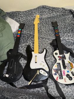 Guitar Hero Controllers Lot of 3