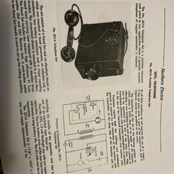 Made In USA Western Electric 301A Telephone Box Set (military)