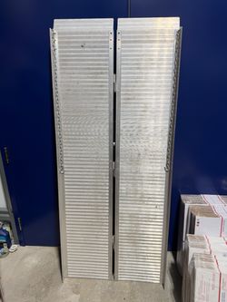 1200 lb Capacity 72inx30in Convertible Aluminum Loading Ramp Ramps