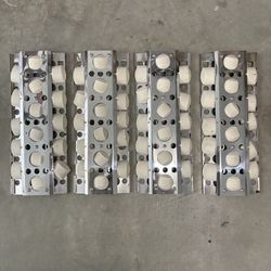 4 BBQ Grill Briquette Trays