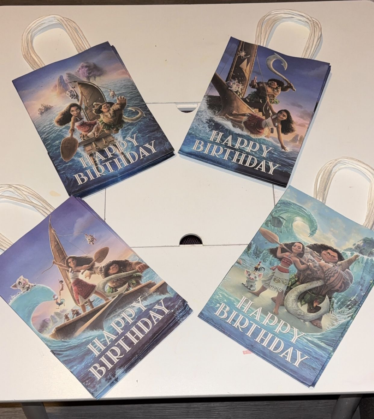 Moana Birthday Bags