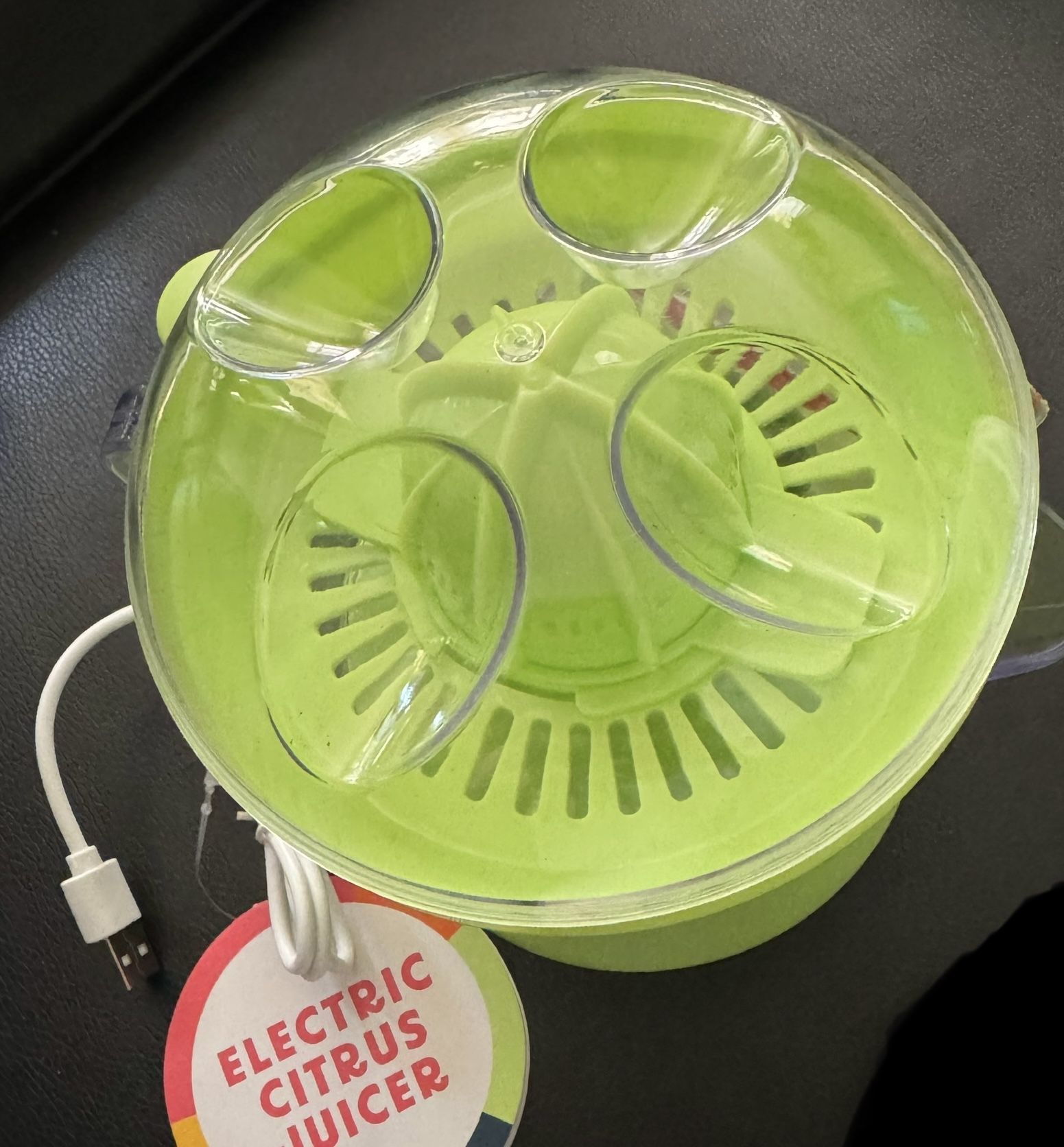 Vivitar Green Mini Electric Citrus Juicer Usb operated