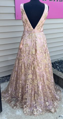 New With Tags Abby Paris Rose Gold Formal Gown & Prom Gown $125 for Sale in  Indianapolis, IN - OfferUp