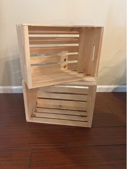 Wooden crates