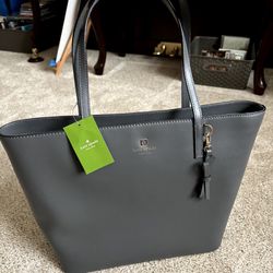 Kate Spade tote brand new medium gray. 