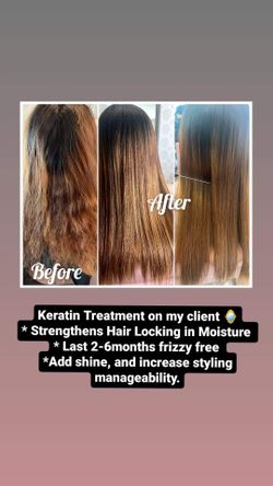 Keratin Hair Treatment ~ Tratamiento De Keratina