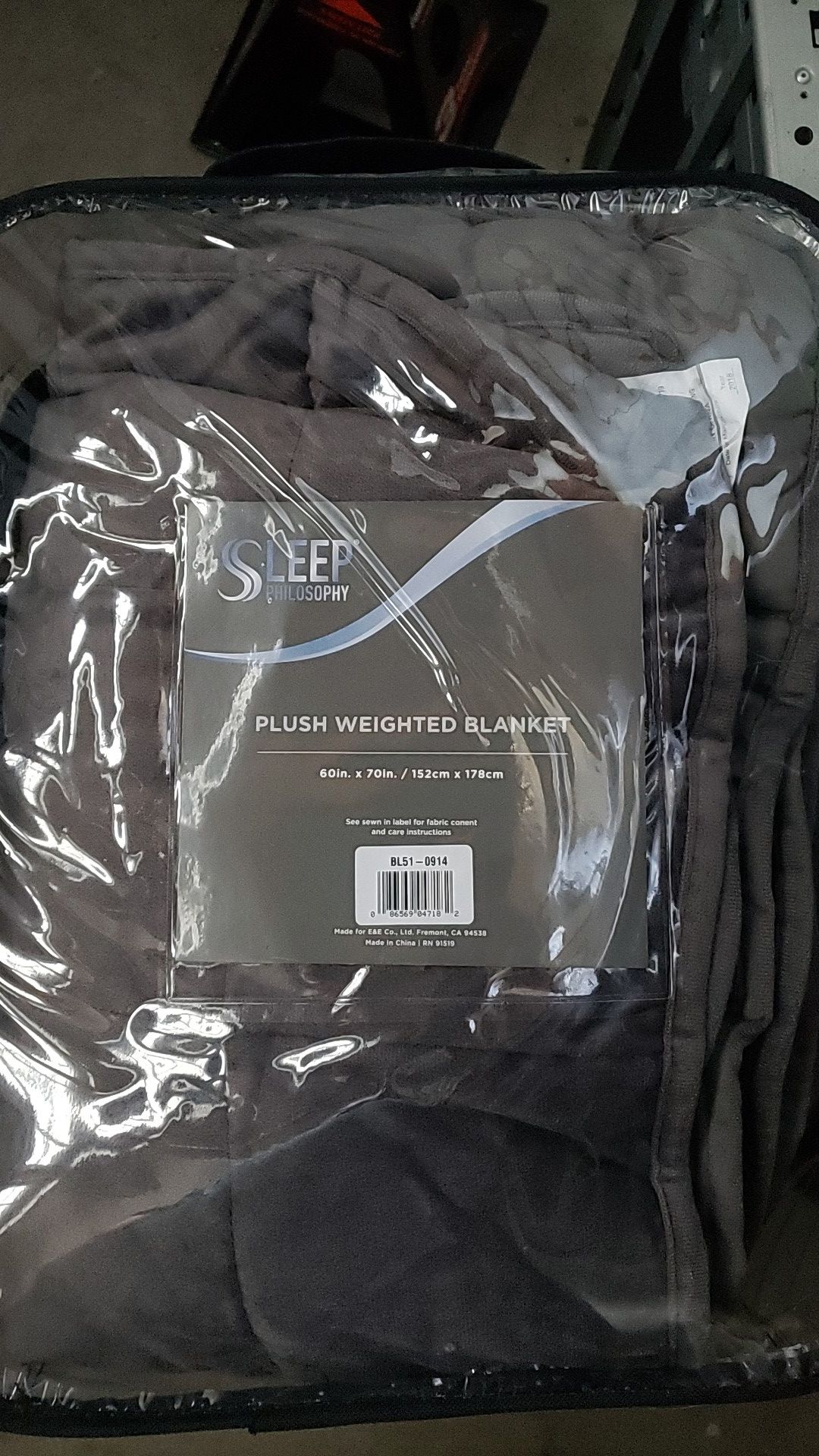 Sleep philosophy weighted blanket