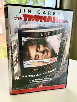 The Truman Show (Dvd 1998 )‧Jim Carrey Laura Linney Noah Emmerich,  Natascha McElhone, Ed Harris