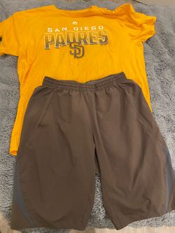 San Diego Padres Fit Set – Gym Shorts + T-Shirt – Athletic Casual Look