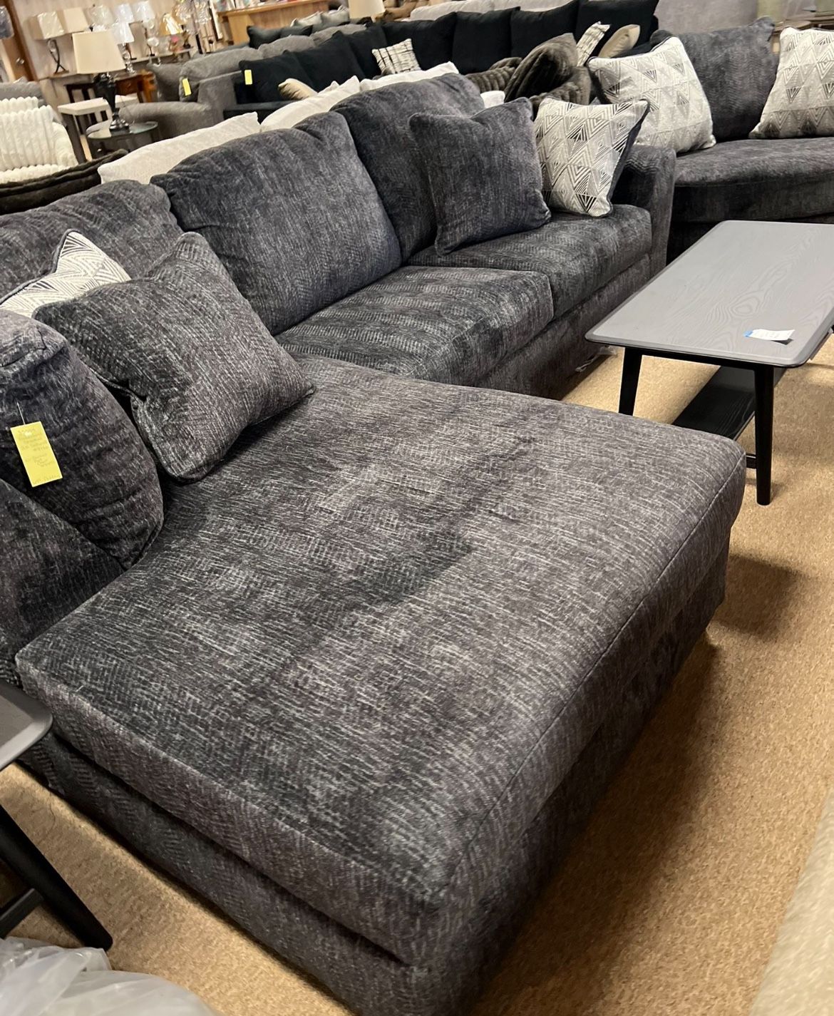 Deep Chaise Nice Sectional!