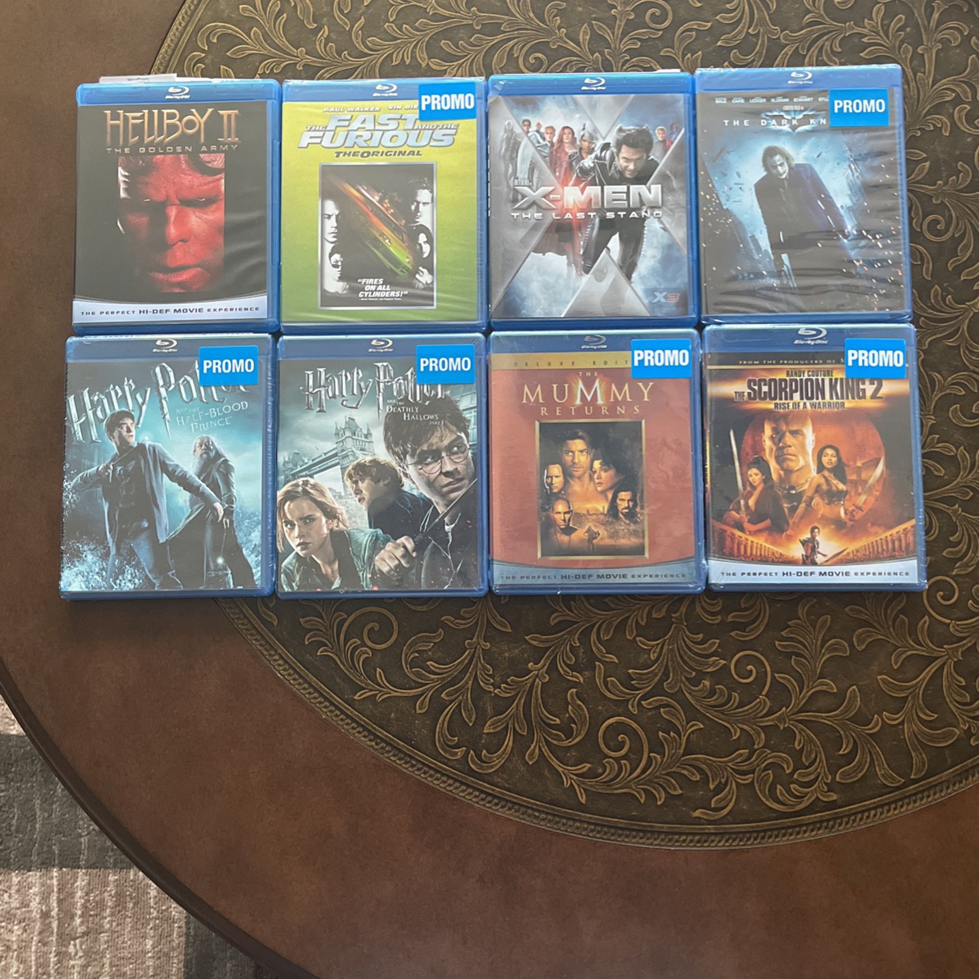 8 Blu-ray Movie discs