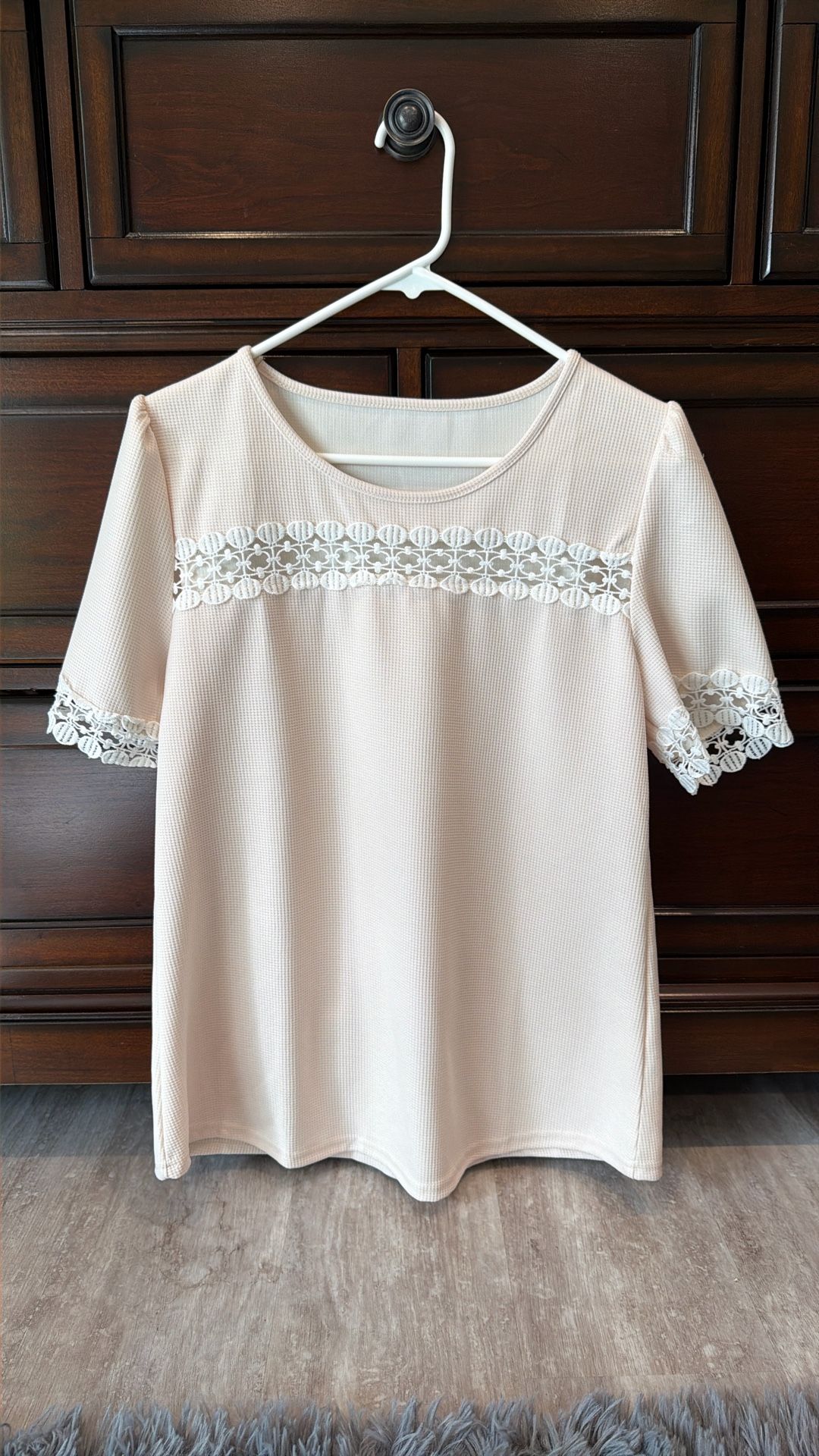 Brand New Cream, Color Shirt With The Design Medium