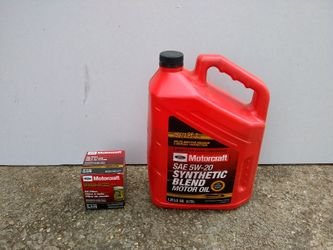 Oil and filter for Ford Fiesta