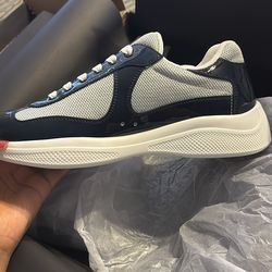 Men Navy Blue Pradas