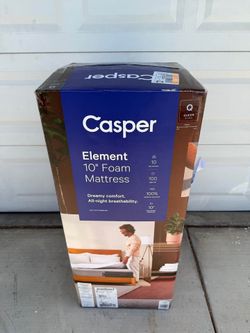 Casper 10" Memory Foam Queen Mattress Factory Sealed