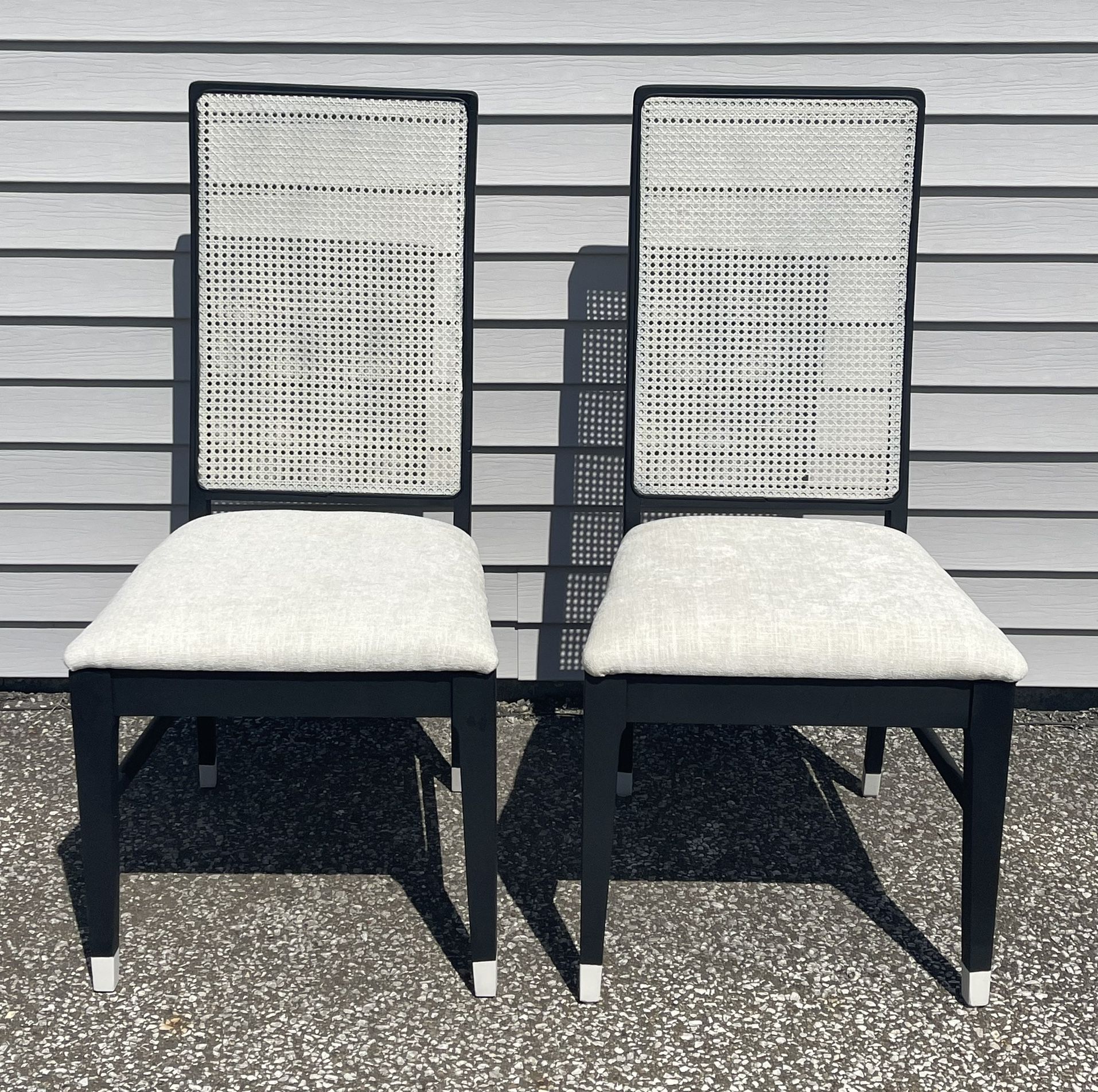 2 Painted Cane Chairs