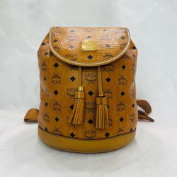 MCM Small Brown Backpack 