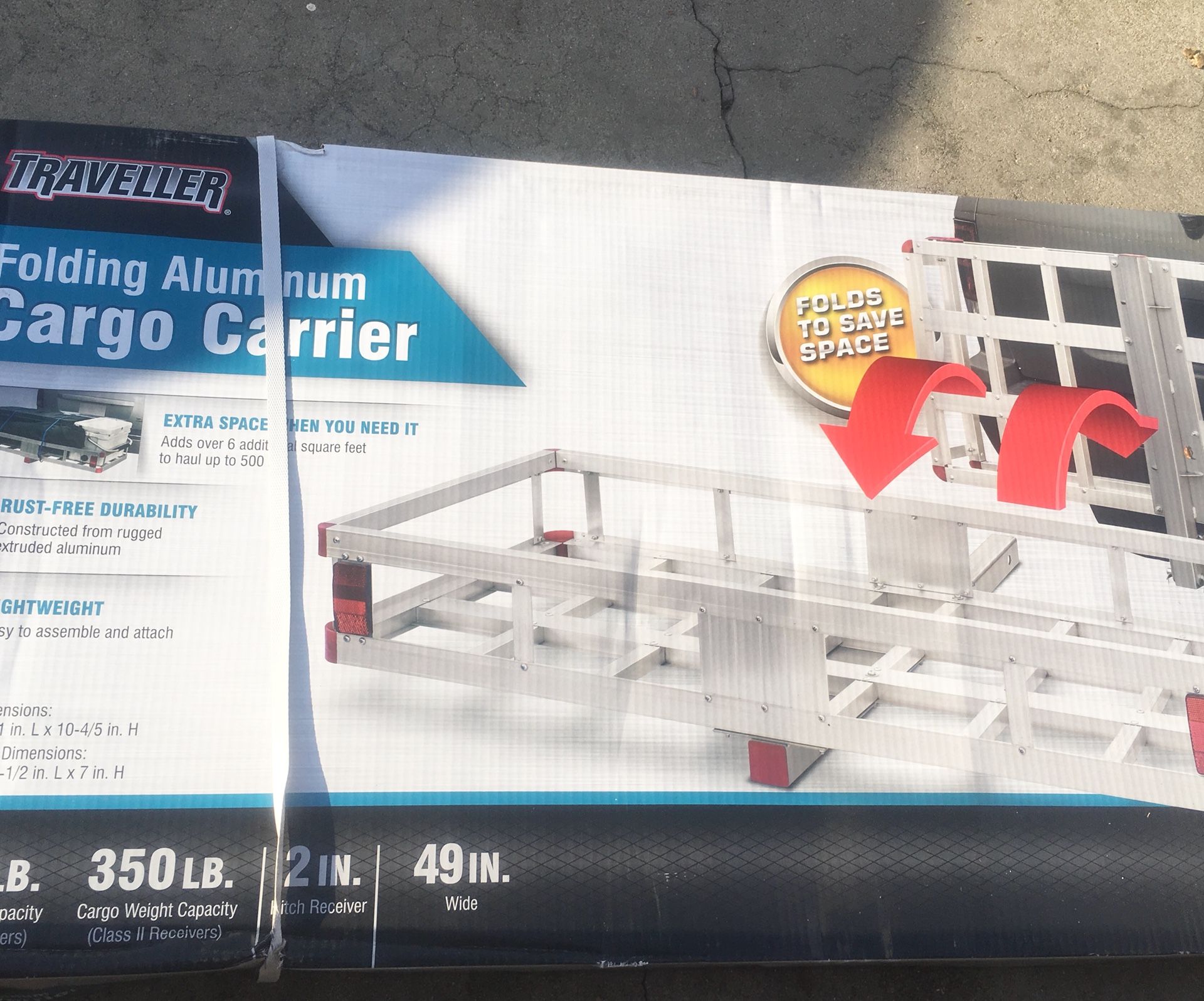 Traveller aluminum cargo carrier sales