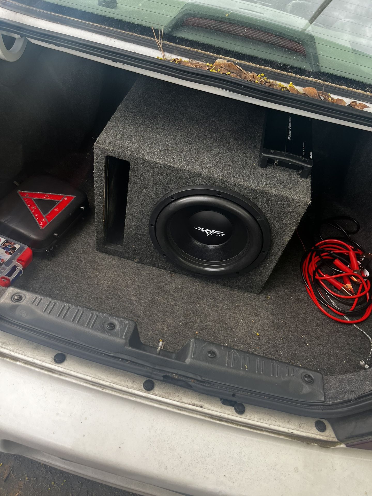 12in Scar Audio In Box With Amp