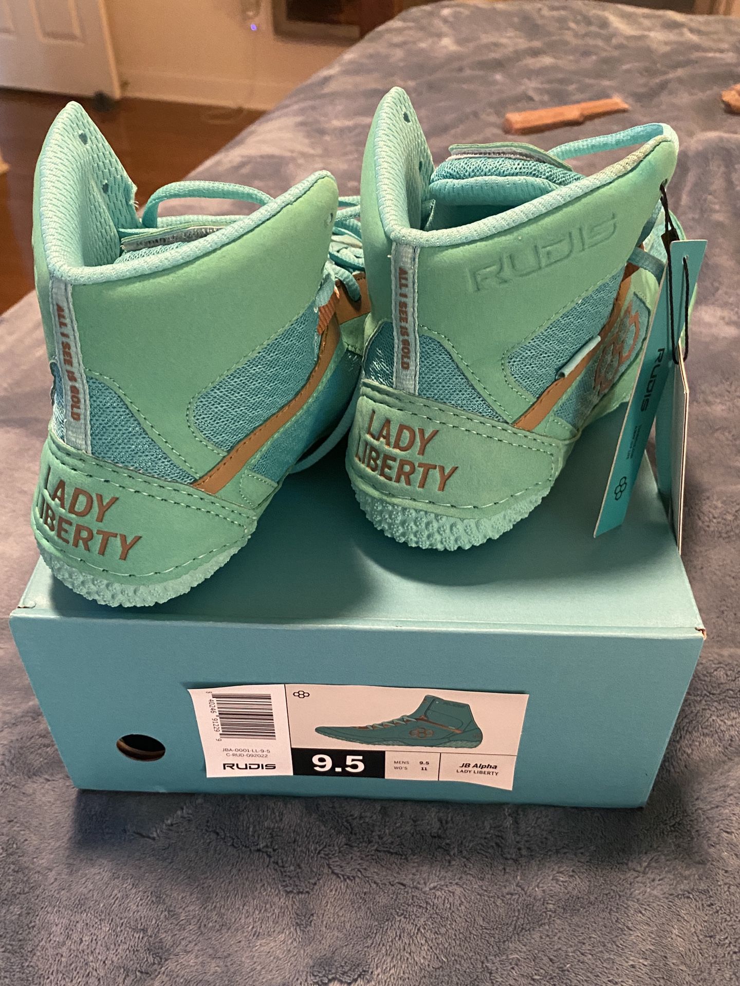Rudis Wrestling Shoes Special Edition “Liberty” Jordan Burroughs