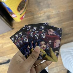 Kpop Demon hunters photo cards McDonald’s Version