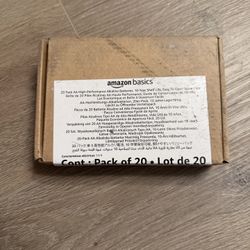 AA Amazon Basic Batteries 
