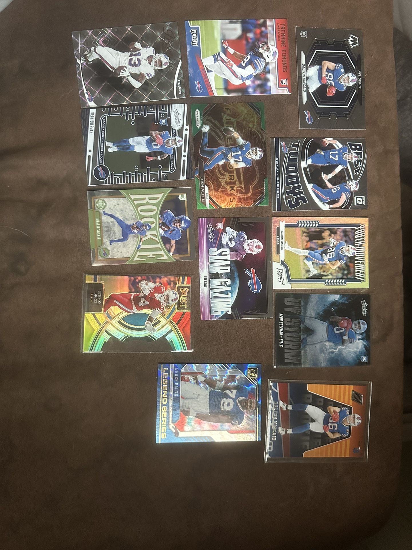 Buffalo Bills 13 Card Football Lot
