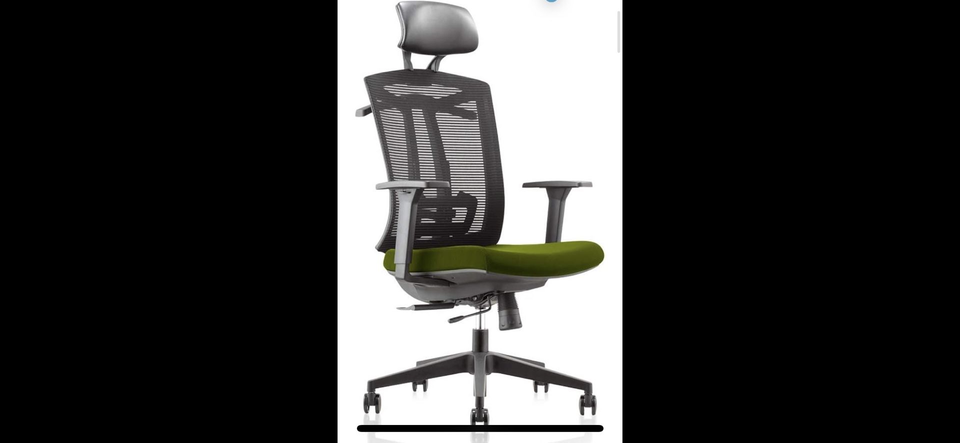 GAOAG Mesh Office Chair Ergonomic High Back Desk Gaming Hanger Function (Green)