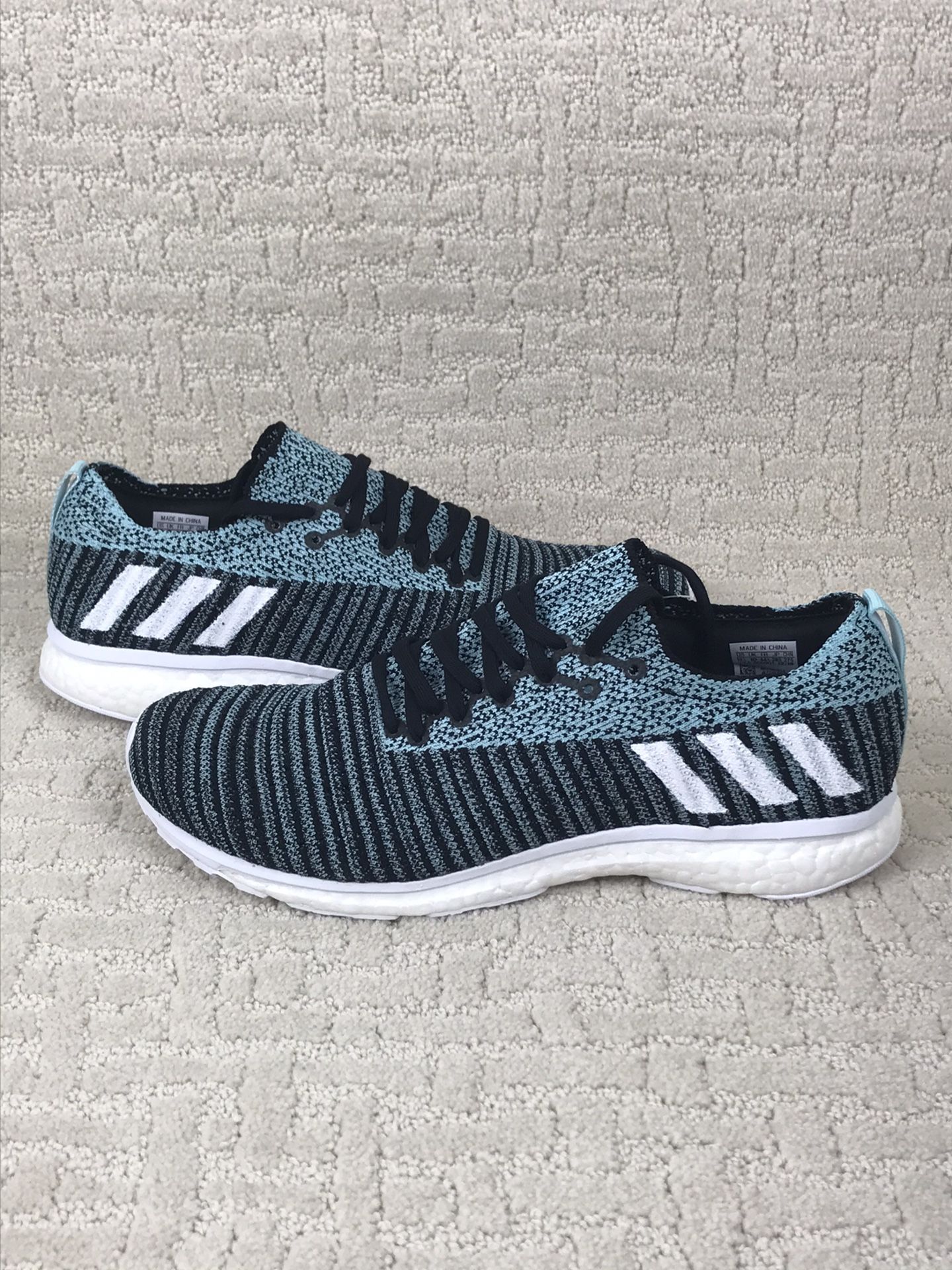 Adidas D97654 Men Adizero Prime LTD Running shoes black white blue