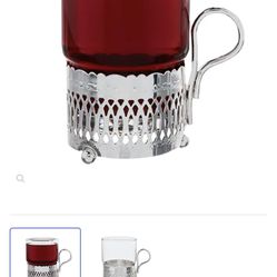 Silver Plate Tea Cup 