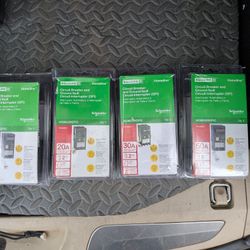 SQUARE D Circuit Breaker And Circuit Fault GFCI