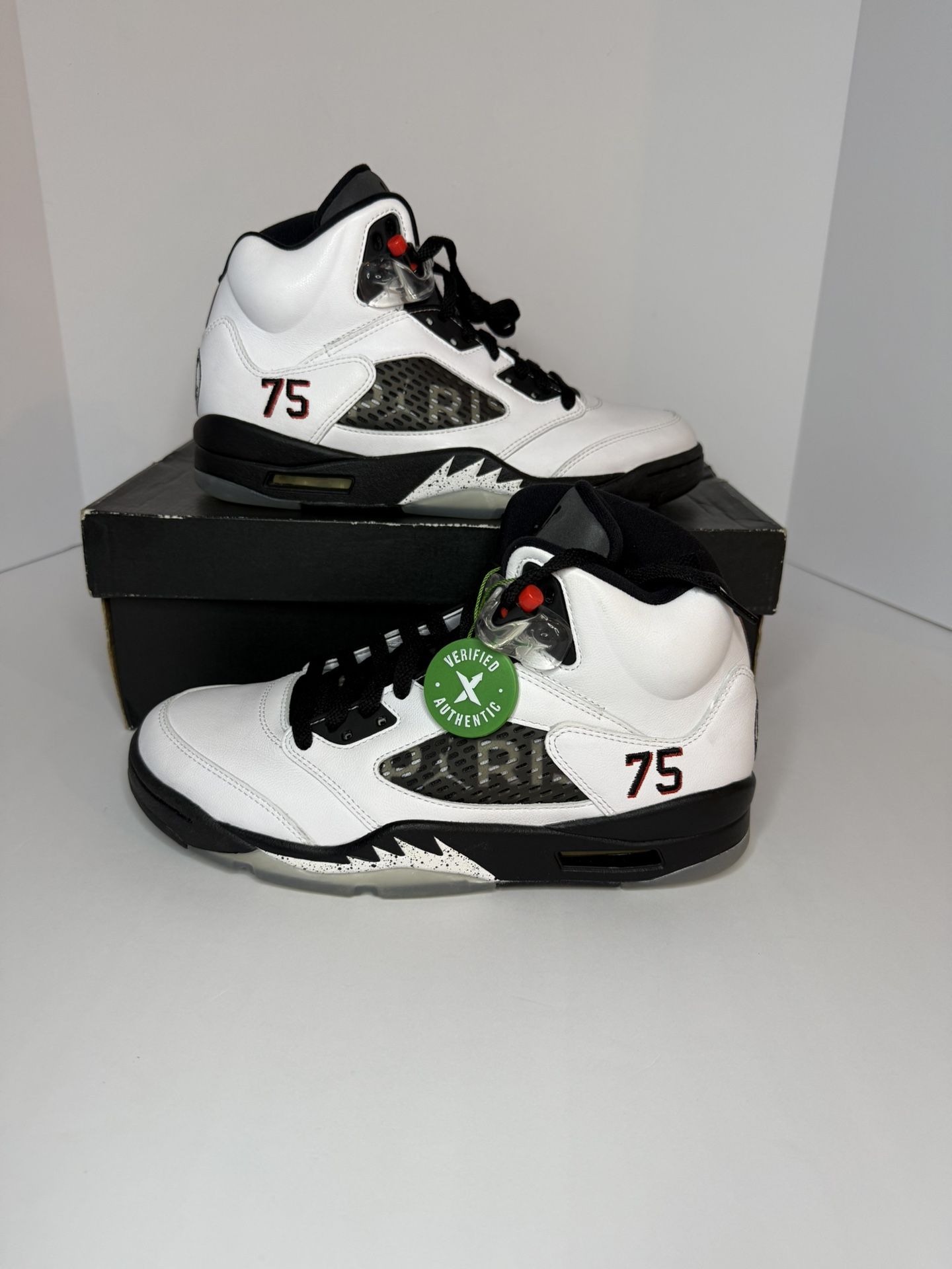 Jordan 5 PSG White F&F Size 7.5 👟🔥 DS Grail