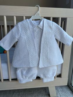 Traje de Bautizo para Niño- Talla 2