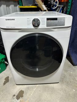 #630 Samsung 7.5 Cu Ft Electric Dryer MultiSteam Moisture Sensor