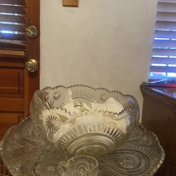 Antique Princess House  punch BOWL