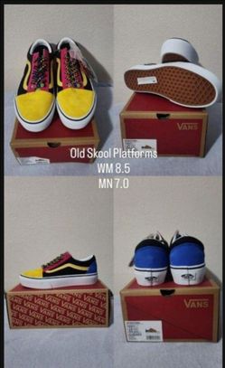 Vans Old Skool Platfor WM 8.5 MN 7.0