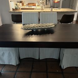 Nadeau Wood dining table 
