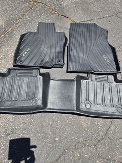 Honda civic floor mats used