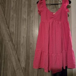 Hot Pink Dress New Sz Medium